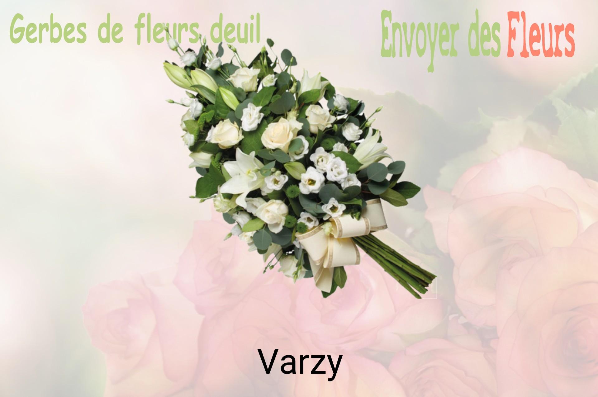 Gerbe de fleurs de deuil livrée à Varzy